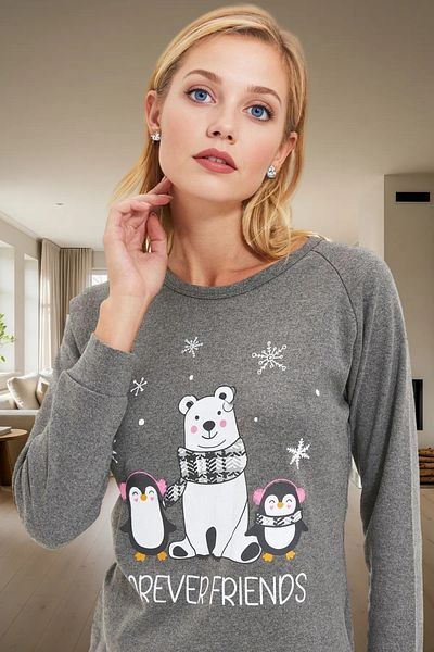 PayBuy Women's Plaid Pajamas Set Soft Knitted Fabric Comfortable Winter Distinguished Material Quality Craftsmanship