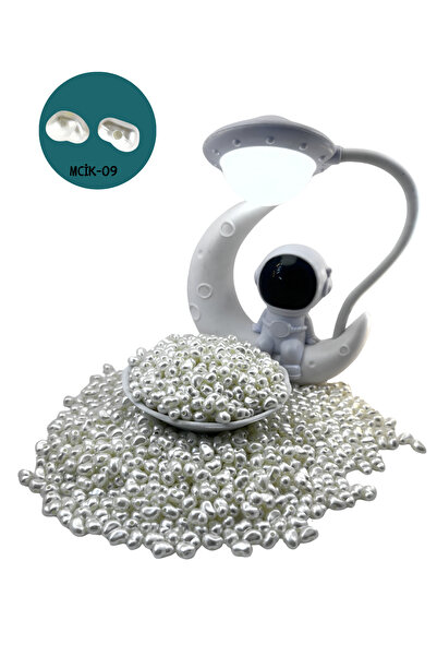 CSG BAZAAR Mărgele de perle 200 buc. Mărgele de perle de lux în formă naturală specială, albă Mcik09- Mărgele pentru hobby și bijuterii