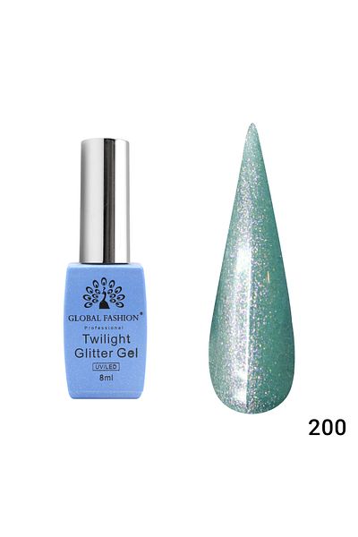 global fashion Oja semipermanenta Twilight Glitter 8ml, 200