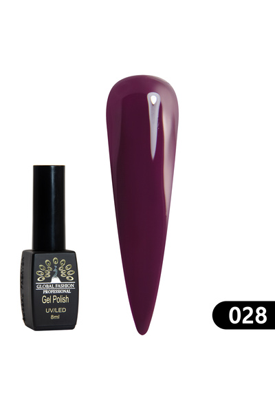 global fashion Oja semipermanenta Black Elite, Global Fashion 8 ml, 028