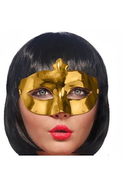 ForWhat قناع ذهبي لامع للمكتب المنزلي، قناع تنكري للحفلات الراقصة