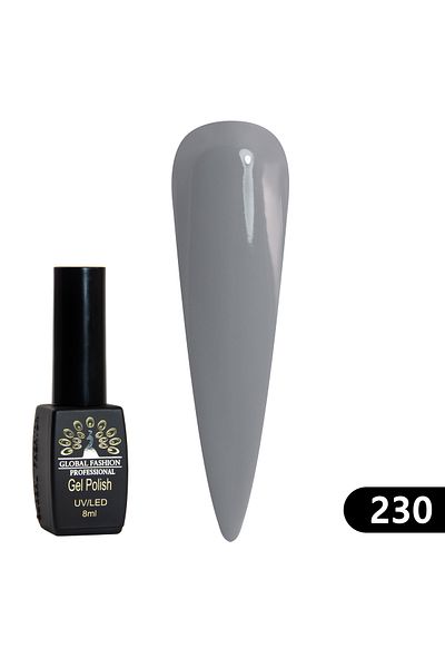 global fashion Oja semipermanenta BLACK ELITE, Global Fashion 8 ml, 230