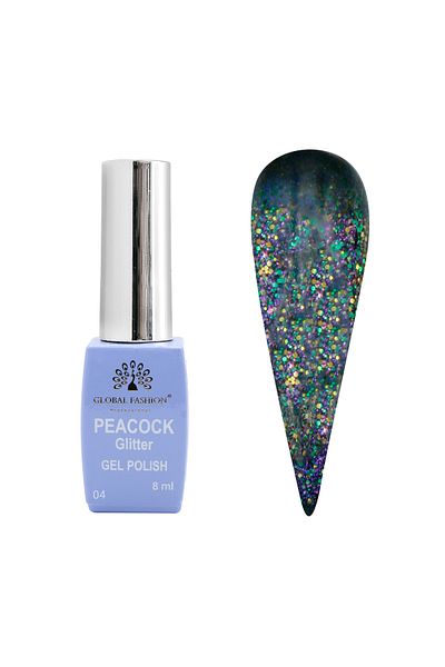 global fashion Oja semipermanenta Peacock 8 ml, 04