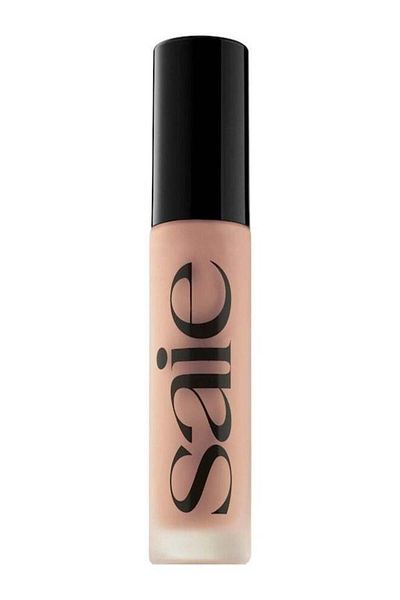 SAIE Glowy Super Skin Tint Foundation with Hyaluronic Acid, 13 Medium Golden Undertones 30ml