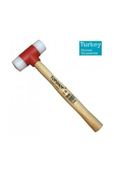 Twin Store توب شوب 09463 مطرقة بلاستيك بمقبض خشبي 40 ملم