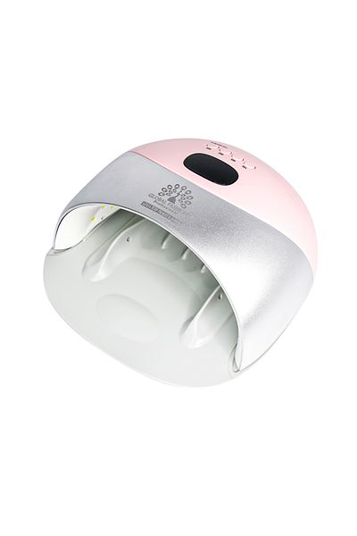 global fashion Professional G8 LED/UV lamp for manicure, Global Fashion, digital display, timer, pink color
