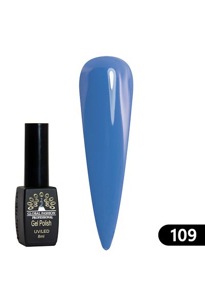 global fashion Oja semipermanenta BLACK ELITE, Global Fashion 8 ml, 109