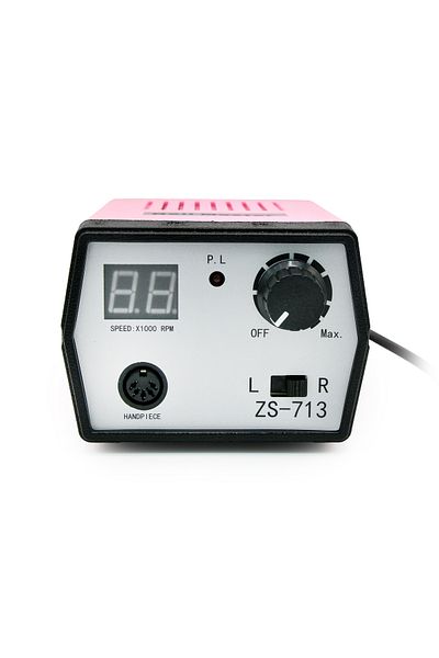 global fashion Nail Master electric manicure file, ZS-713, 65W, 35000 rpm, Pink