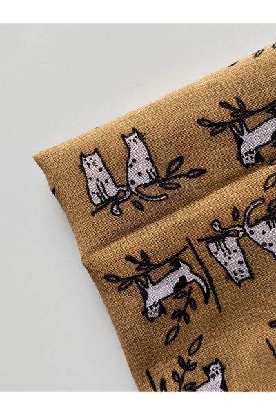 kurukafagift Bandana Cat Printed Cotton Viscose Square Model