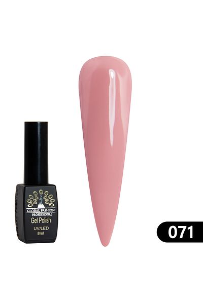 global fashion Oja semipermanenta BLACK ELITE, Global Fashion 8 ml, 071