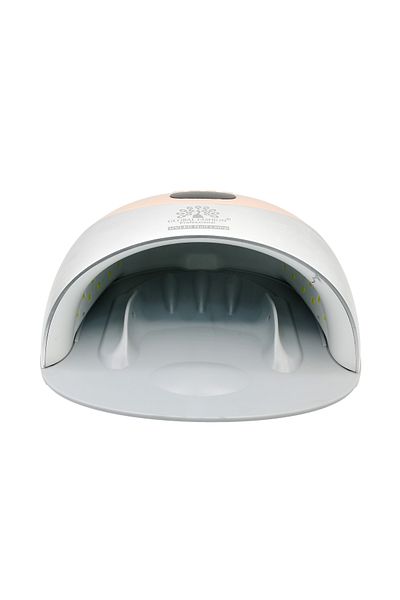 global fashion Professional LED/UV G8 nail lamp for manicure, 48W, digital display, timer, peach color