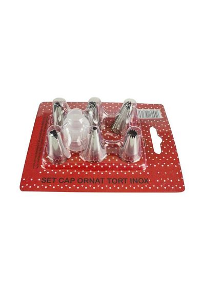 gogiva Decorating tip set, 7 pieces