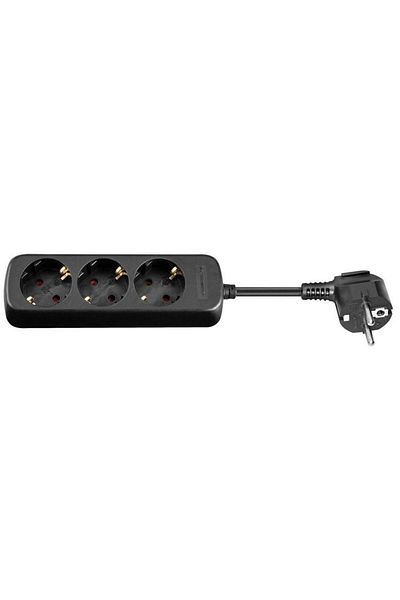 Inna marka MicroConnect 3-way Schuko Socket 1.5m Czarny