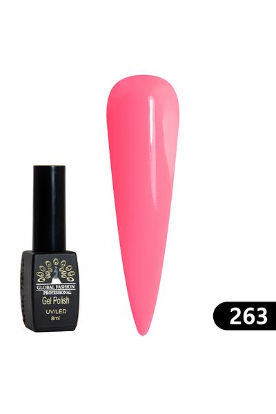 global fashion Oja semipermanenta Black Elite, Global Fashion 8 ml, 263