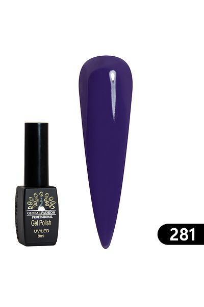 global fashion Oja semipermanenta BLACK ELITE, Global Fashion 8 ml, 281