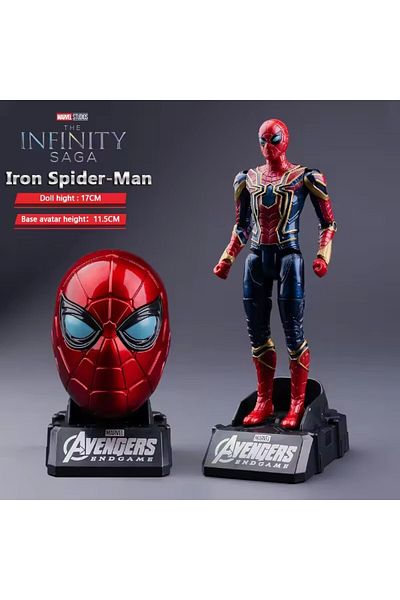 Shem Marvel Action Figure Spider-Man War Machine Movable Joints 17 cm (Without Box)