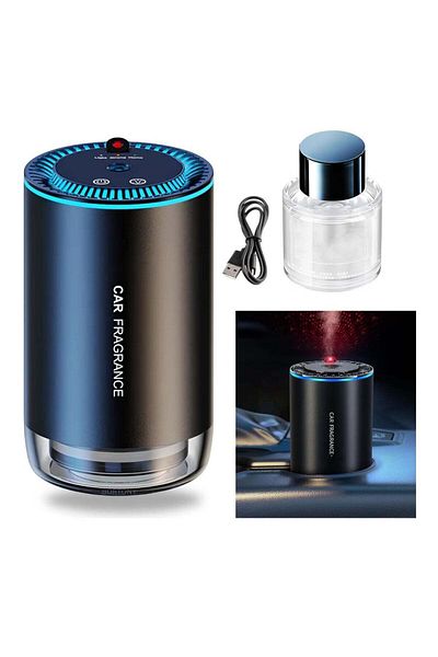Shopi Car Diffuser Humidifier with Star Projector – 150ml Aromatherapy Diffuser with LED Starry Light, R