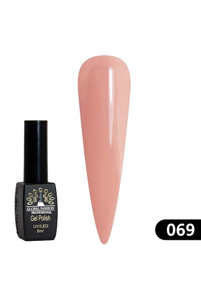global fashion Oja semipermanenta BLACK ELITE, Global Fashion 8 ml, 069