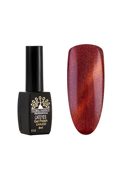 global fashion Oja semipermanenta Cat Eyes 8 ml, 10