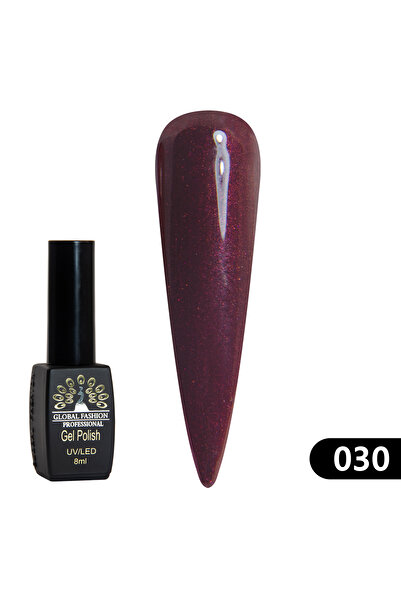 global fashion Oja semipermanenta Black Elite, Global Fashion 8 ml, 030