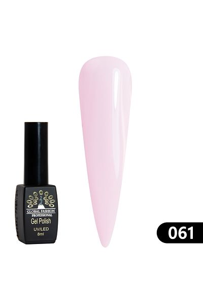 global fashion Oja semipermanenta BLACK ELITE, Global Fashion 8 ml, 061