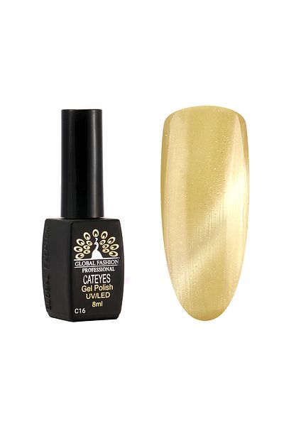 global fashion Oja semipermanenta Cat Eyes 8 ml, 16