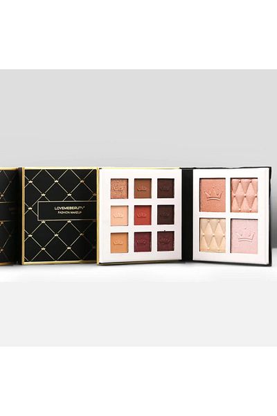 LOVEME BEAUTY Loveme Beauty 13 Color Eyeshadow & Highlighter Palette.