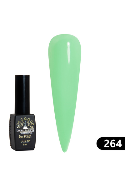 global fashion Oja semipermanenta Black Elite, Global Fashion 8 ml, 264