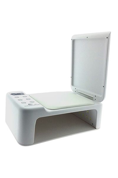 global fashion Sun Z22 LED/UV Nail Lamp (2 in 1) 350 W, with armrest and padded shelf