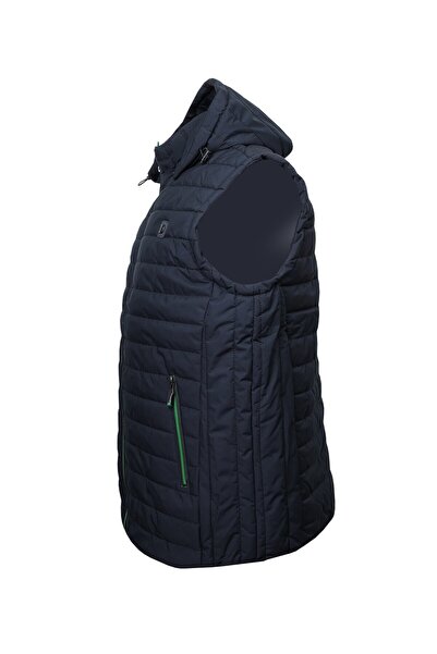 tambattal Plus Size Padded Sports Vest Dekons Navy Blue (Wide Comfortable Fit)