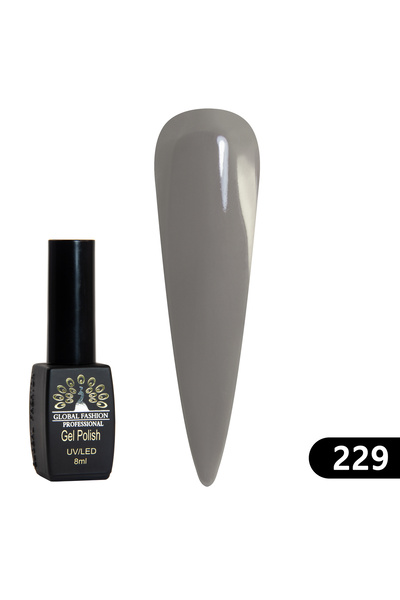 global fashion Oja semipermanenta BLACK ELITE, Global Fashion 8 ml, 229