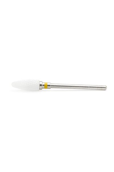 global fashion Bit / milling cutter, ceramic, yellow, XF 3/32 Flame ST(C)