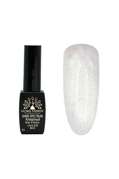 global fashion Oja semipermanenta Shine Star 8ml, 01
