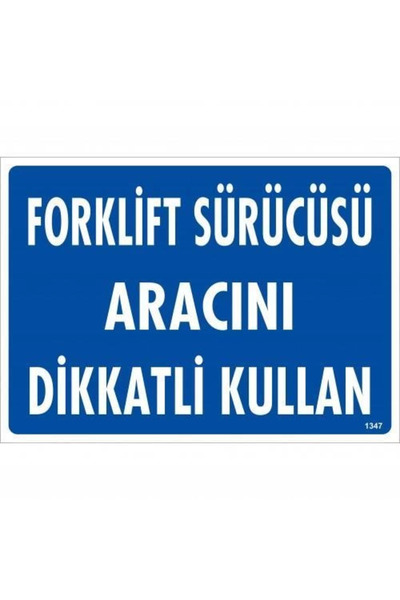 Fırsatkolik مي للواردات ®   لافتة تحذيرية لسائق الرافعة الشوكية للاستخدام الآ...