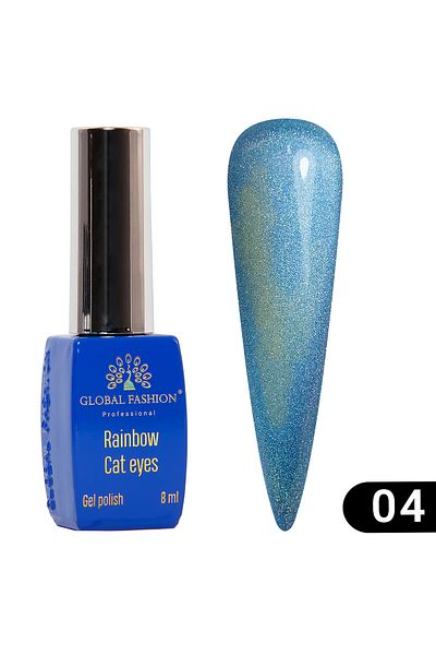 global fashion Oja semipermanenta Rainbow Laser Cat Eyes 8ml, 04