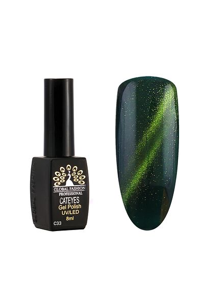 global fashion Oja semipermanenta Cat Eyes 8 ml, 33