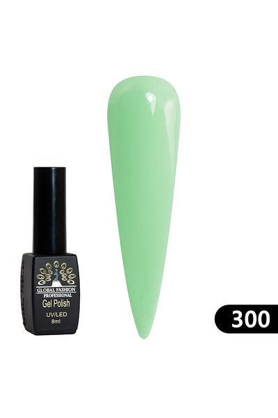 global fashion Oja semipermanenta Black Elite, Global Fashion 8 ml, 300