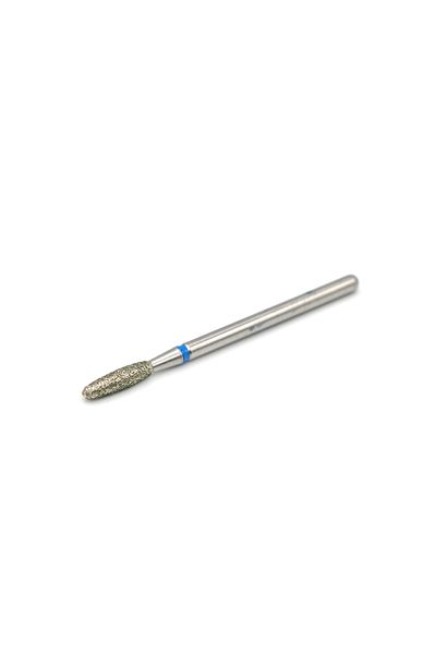 global fashion Diamond cuticle nozzle, rounded flame, blue belt 244/025B
