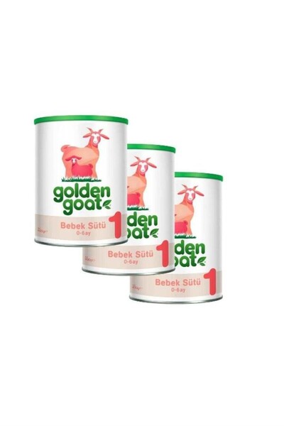 Golden Goat 1 Keçi Sütü Bazlı Bebek Sütü 400 gr 3'lü Paket