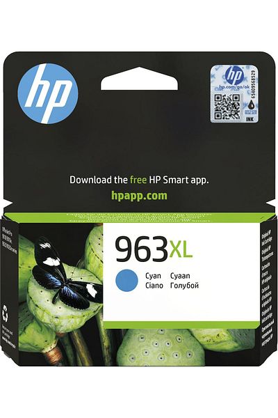 Inna marka Oryginalny wkład atramentowy HP 963XL Cyan dużej wydajności, 3JA27AE