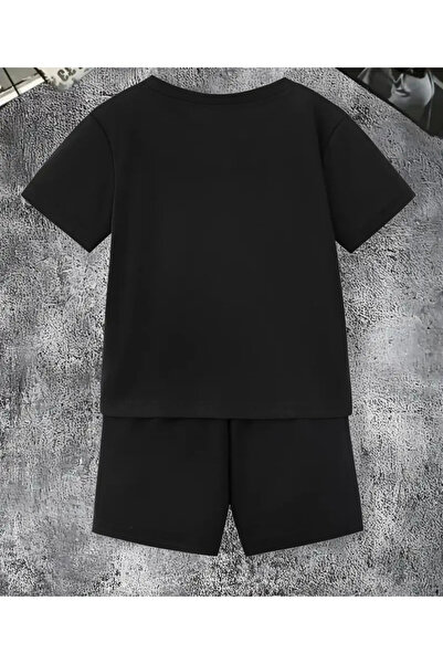 haha Boy's Deadpool Themed T-Shirt - Shorts Set