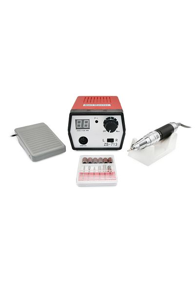 global fashion Nail Master electric manicure file, ZS-713, 65W, 35000 rpm, Red
