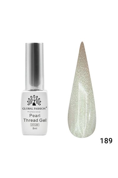 global fashion Oja semipermanenta Pearl Thread 8ml, 189