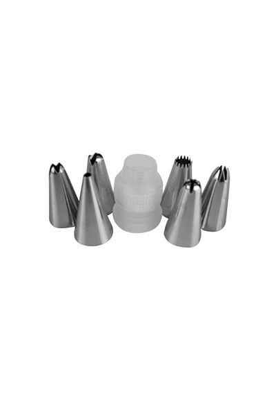 gogiva Decorating tip set, 7 pieces