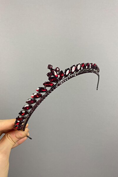 Fiyonks Atölye تاج الزفاف موديل صيفي، تاج زفاف كريستالي مرصع بالأحجار، إكسسوا...