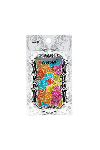 global fashion Abtibild decor pentru unghii GND 131, model sticla sparta