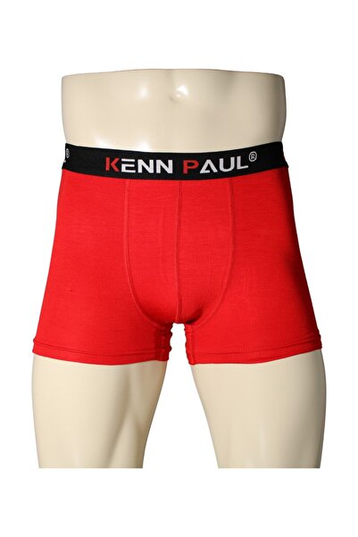 Viselya 3 Pieces Premium Bamboo Red Men's Boxers