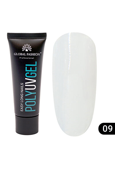 global fashion Polygel pentru constructie unghii, Global Fashion, 30 g, Trans...