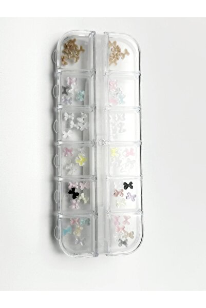 global fashion Σετ τρισδιάστατων φιγούρων μανικιούρ (γυμνά φιόγκοι)