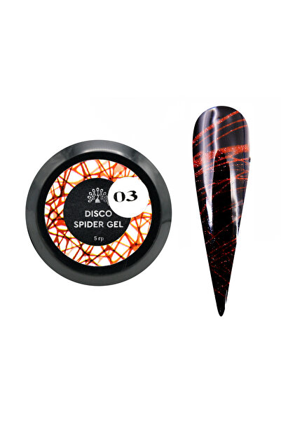 global fashion Set de 4 unități: Disco Spider Gel 5g, 03
